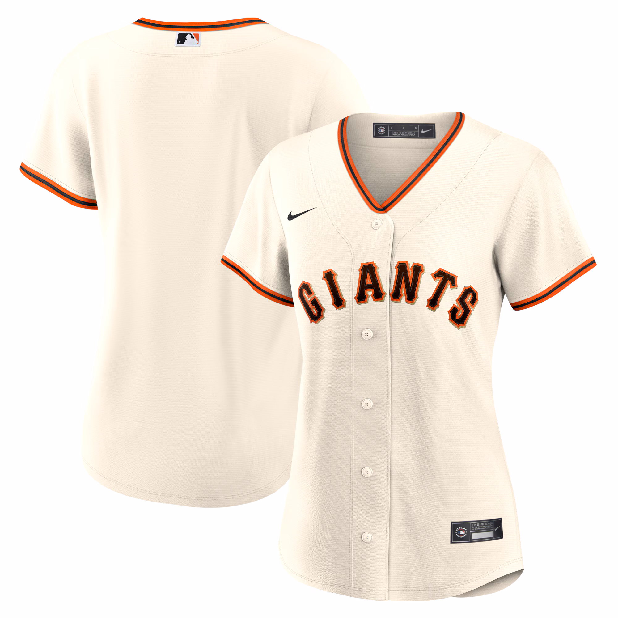 Women's San Francisco Giants Cream Home Replica Team Jersey