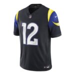 Men's Puka Nacua #12 Los Angeles Rams Dri-FIT Rivalries Collection Limited Jersey-Navy