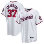Men's Washington Nationals Stephen Strasburg  White Home Replica Jersey