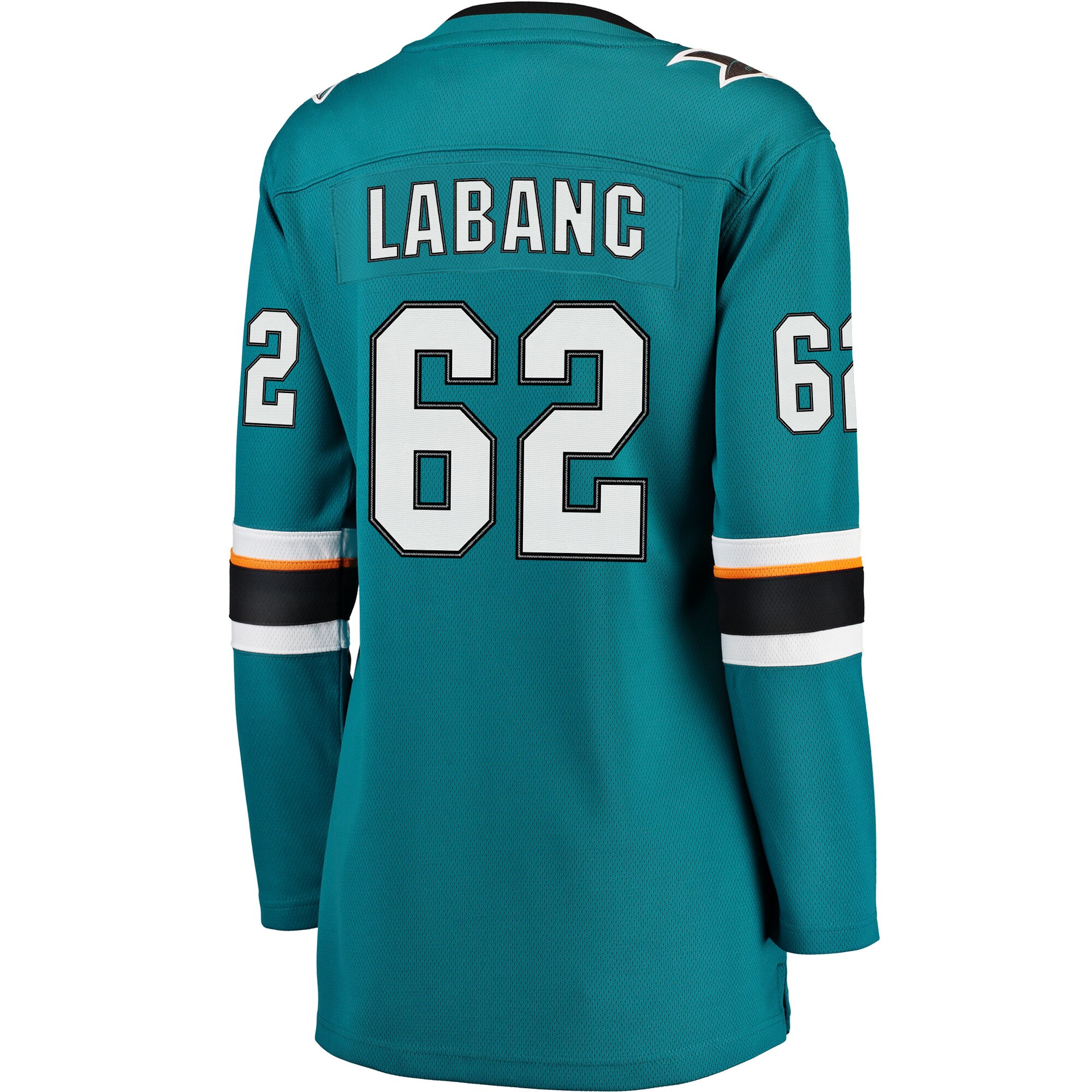 Kevin Labanc San Jose Sharks Women's Breakaway Jersey - Teal - Image 3
