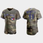 Bo Bichette Toronto Blue Jays 2021 National Armed Forces Day Jersey - Camo