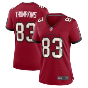 Deven Thompkins Tampa Bay Buccaneers  Women's Game Player Jersey - Red