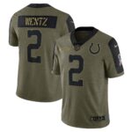 Carson Wentz Indianapolis Colts  2021 Salute To Service Limited Player Jersey - Olive