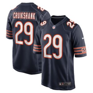 Dane Cruikshank Chicago Bears  Game Player Jersey - Navy