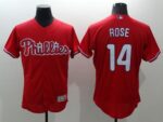 Philadelphia Phillies #14 Pete Rose Red Flexbase Collection Stitched Jersey