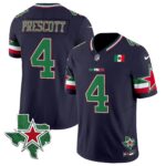 Dak Prescott # 4 2025 Dallas Cowboys Mexico Vapor Limited Jersey - All Stitched
