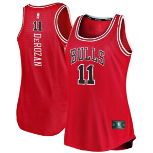 DeMar DeRozan Chicago Bulls  Women's 2021/22 Fast Break Tank Jersey - Icon Edition - Red