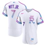 Kansas City Royals Bobby Witt Jr. #7 White 2026 City Connect Authentic Sponsor Patch Jersey