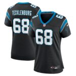 Sam Tecklenburg Carolina Panthers  Women's Team Game Jersey - Black