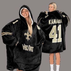 New Orleans Football Unisex Blanket Hoodie