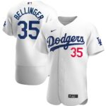 Men's  Los Angeles Dodgers #35 Cody Bellinger White Home 2020 Player Jersey