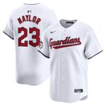 Men's Cleveland Guardians #23 Bo Naylor  White Home Limited Player Jersey