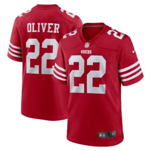 Isaiah Oliver San Francisco 49ers  Game Player Jersey - Scarlet