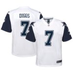 Trevon Diggs Dallas Cowboys  Youth Alternate Game Jersey - White