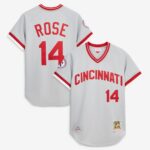 Cincinnati Reds Pete Rose #14 Mitchell & Ness Gray 1976 Authentic Jersey