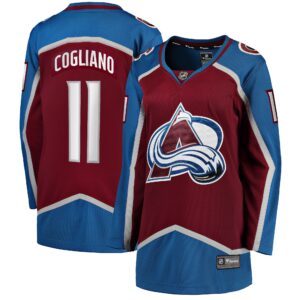 Andrew Cogliano Colorado Avalanche Women's Home Breakaway Player Jersey - Burgundy