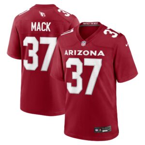 Marlon Mack Arizona Cardinals Team Game Jersey -  Cardinal