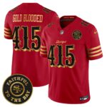 San Francisco 49ers Gold Blooded 415 SF "Rivalries" Vapor Limited Jersey - Faithful To The Bay Patch - All Stitched