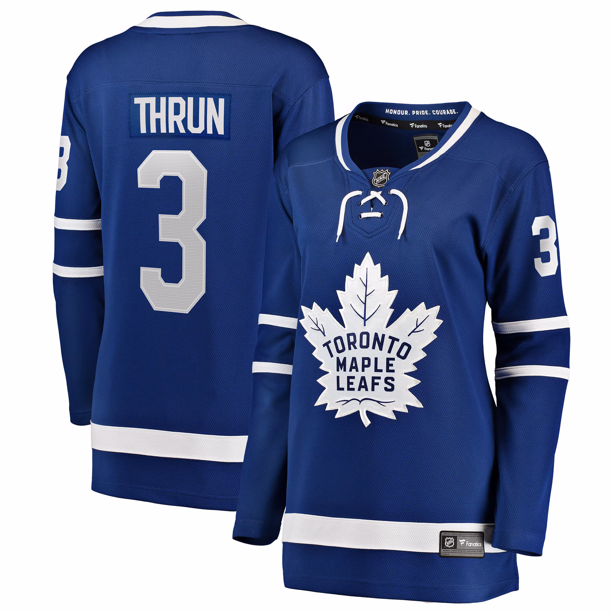 Women's Toronto Maple Leafs Henry Thrun #3 Fanatics Blue Home Breakaway Jersey