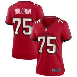 John Molchon Tampa Bay Buccaneers  Women's Game Jersey - Red