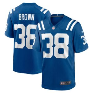 Tony Brown Indianapolis Colts Player Game Jersey - Royal