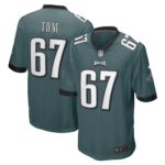 Cameron Tom Philadelphia Eagles  Game Player Jersey - Midnight Green
