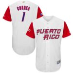 Team Puerto Rico #1 Carlos Correa White 2017 World Baseball Classic Stitched Jersey