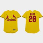 Nolan Arenado Nickname Cardinals 2021 Players Weekend Nado Gold Men's Jersey