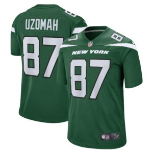 C.J. Uzomah New York Jets Player Game Jersey - Gotham Green