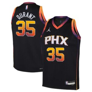Kevin Durant Phoenix Suns  Youth 2022/23 Swingman Jersey - Statement Edition - Black
