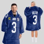Adult R.W 3 Captain New York G Football Unisex Blanket Hoodie