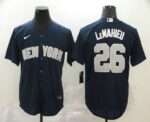 Men's New York Yankees #26 DJ LeMahieu Navy Blue Stitched Cool Base  Jersey