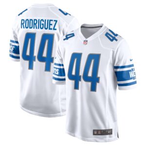 Malcolm Rodriguez Detroit Lions  Game Player Jersey - White
