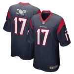 Jalen Camp Houston Texans  Game Player Jersey - Navy