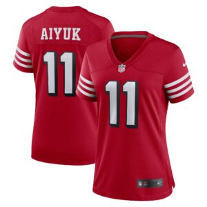 Brandon Aiyuk San Francisco 49ers  Women's Alternate Game Jersey - Scarlet