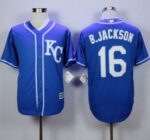 Kansas City Royals #16 Bo Jackson Blue Alternate 2 New Cool Base Stitched Jersey