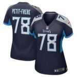 Nicholas Petit-Frere Tennessee Titans  Women's Game Player Jersey - Navy