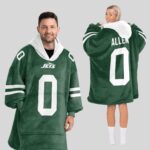 Adult B.A 0 New York J Football Unisex Blanket Hoodie