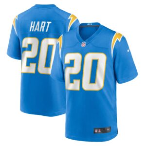 Cam Hart Los Angeles Chargers Team Game Jersey -  Powder Blue