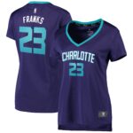 Robert Franks Charlotte Hornets  Women's Fast Break Replica Jersey Purple - Statement Edition