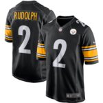Mason Rudolph #2 Pittsburgh Steelers  Game Player Jersey - Black