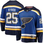 Kyrou St.Louis Blues Home Team Breakaway Player Jersey - Blue