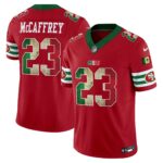 Christian McCaffrey # 23 San Francisco 49ers Mexico Vapor Limited Jersey V4 - All Stitched