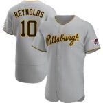 Men's Pittsburgh Pirates #10 Bryan Reynolds Road Gray Jersey