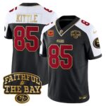 George Kittle # 85 San Francisco 49ers Faithful To The Bay Patch Vapor Limited Jersey V8 - All Stitched