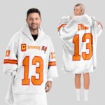 Adult Captain 13 Tampa Bay Football Unisex Blanket Hoodie