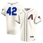 Arizona Diamondbacks Cream Home 2025 Jackie Robinson #42 Day Limited Jersey