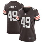 Shaun Jolly Cleveland Browns  Women's Game Player Jersey - Brown