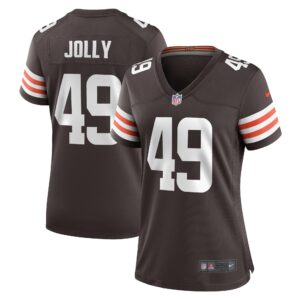 Shaun Jolly Cleveland Browns  Women's Game Player Jersey - Brown