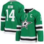 Jamie Benn Dallas Stars  Home Captain Patch Primegreen Authentic Pro Player Jersey - Kelly Green